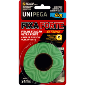 Cinta Doble Cara Blanca  Extremadamente Fuerte 24mm x 2m 6kg