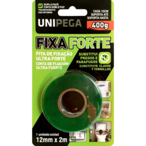 Cinta Doble Cara 12mm x 2m 400g-unipega