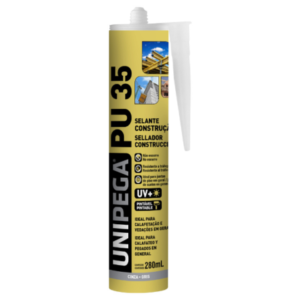 Sellador PU 35 Construccion Gris 280ml-unipega