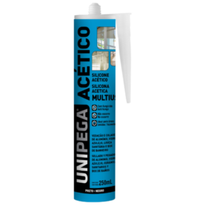 Silicona Acetica Multiuso Negro 250ml-unipega