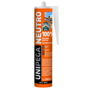 Silicona Neutra 100% Negro 280ml-unipega